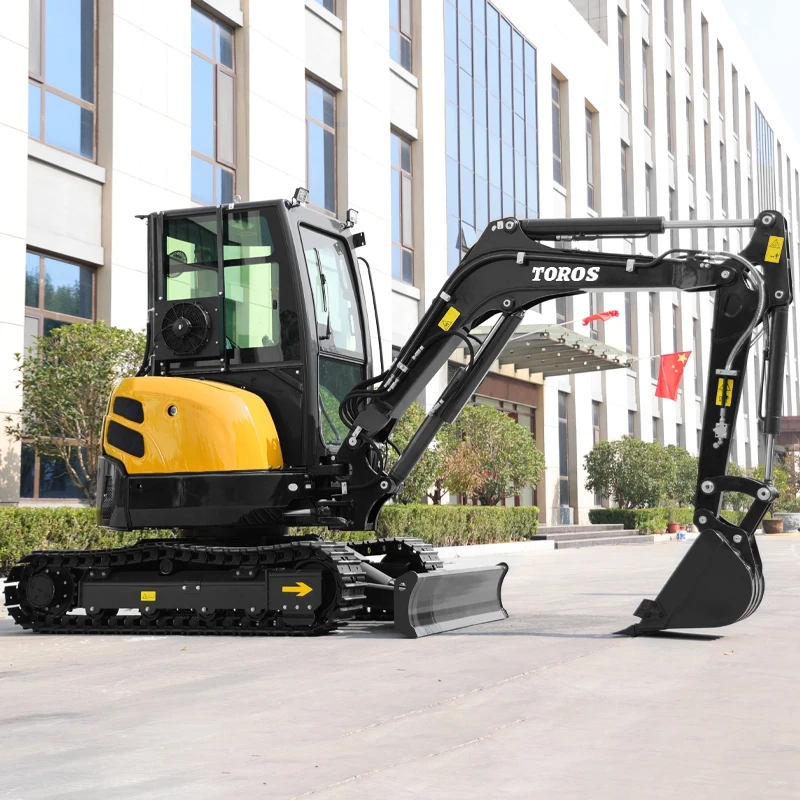 FREE SHIPPING 3.5 Ton Mini Excavator Digger CE/EPA/EURO 5 China Wholesale Excavadora Compact Prices Thumb Bucket For Sale