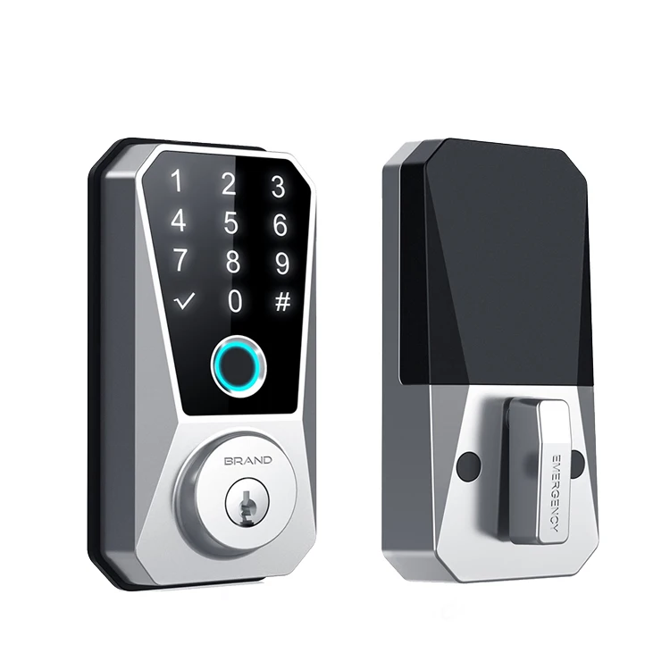 New smart fingerprint touchscreen digital door lock electronic lock Simple and uncomplicated design