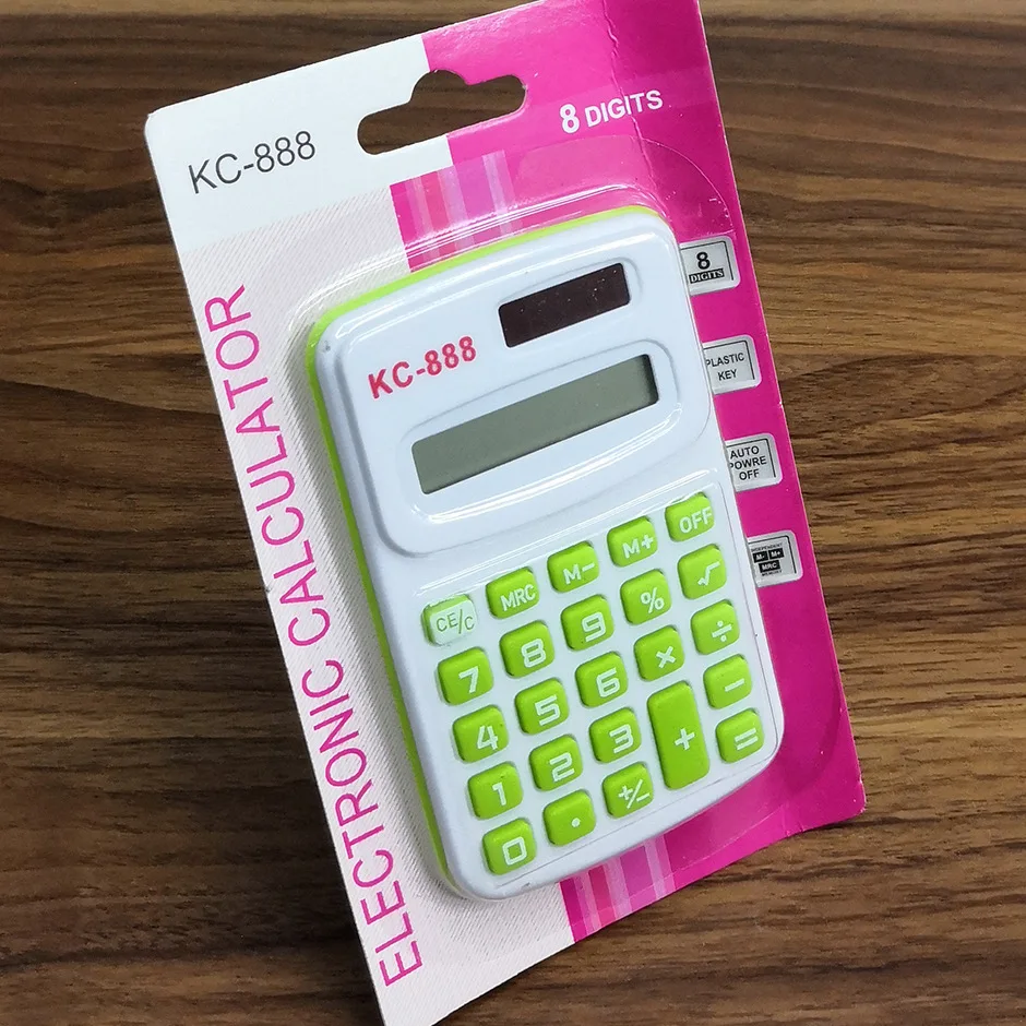 Best wholesale Cheap 8 digits colorful mini pocket Calculator electronic General Purpose Calculator