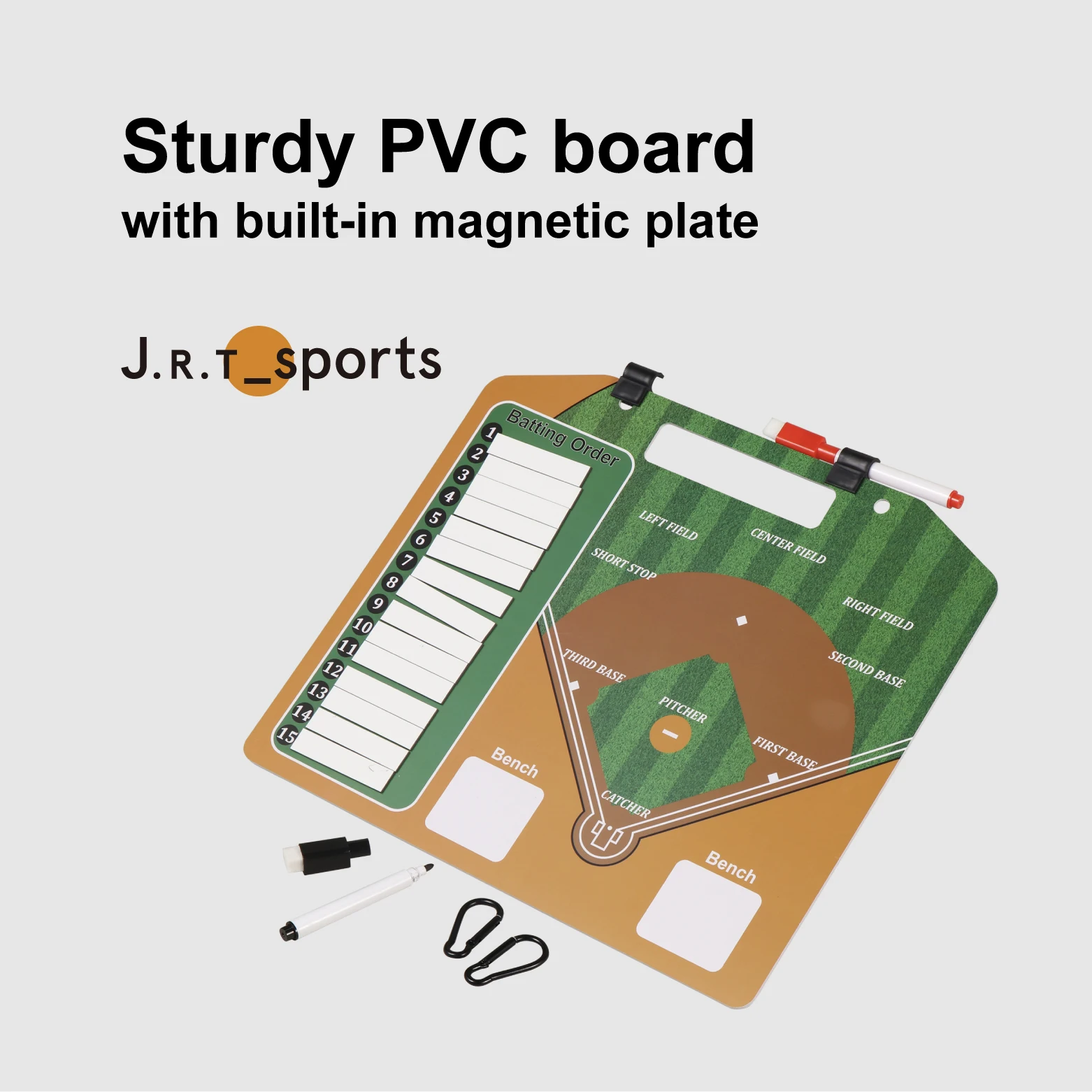 Baseball Softball Coaches Magnet Board coaching board Magnetic Line Up Board
