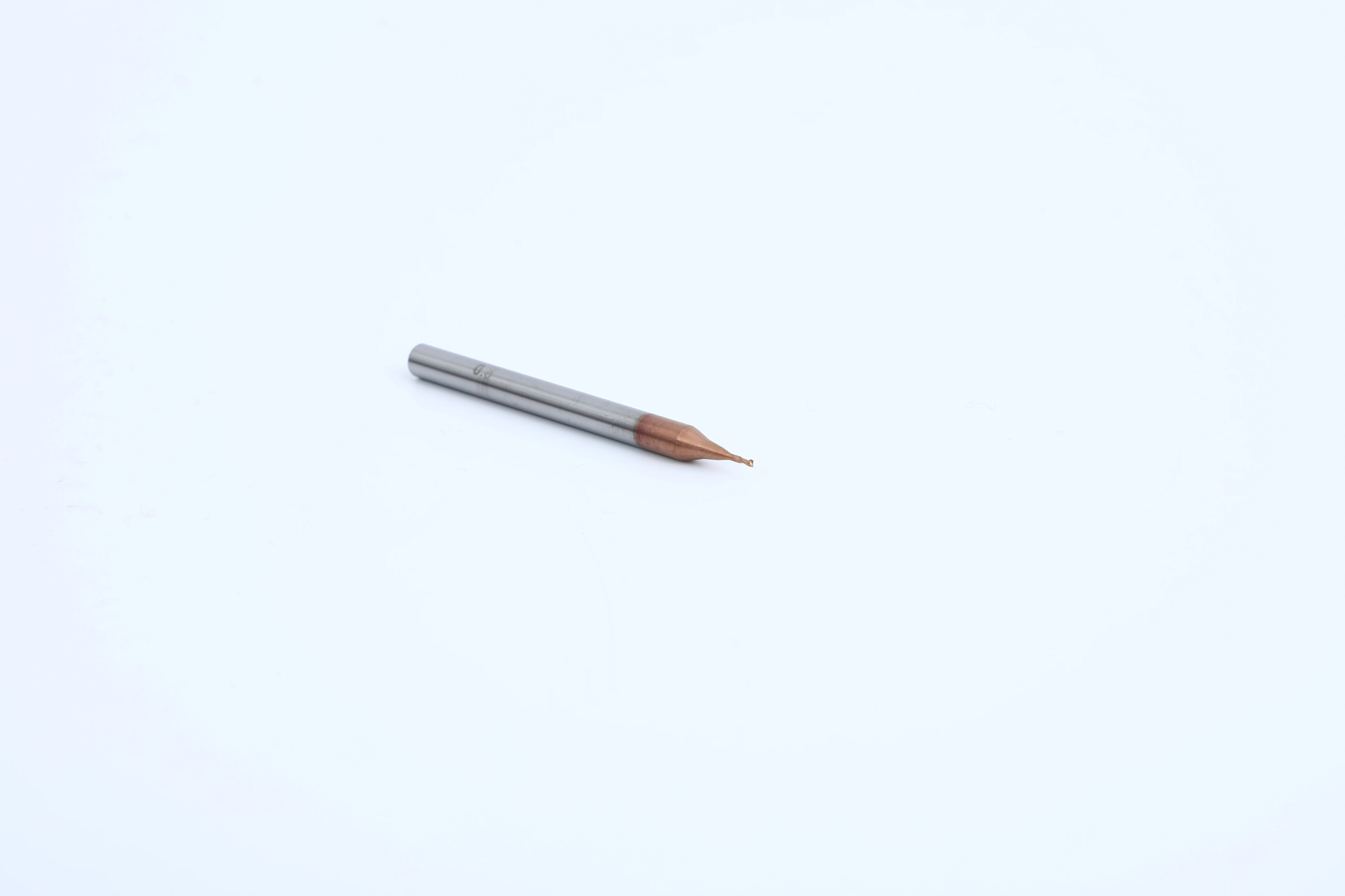 Coated 55 Degree Micro Diameter Ball Nose End Mill CNC Controllable 50mm Overall Length Customizable OEM/ODM Steel Processing