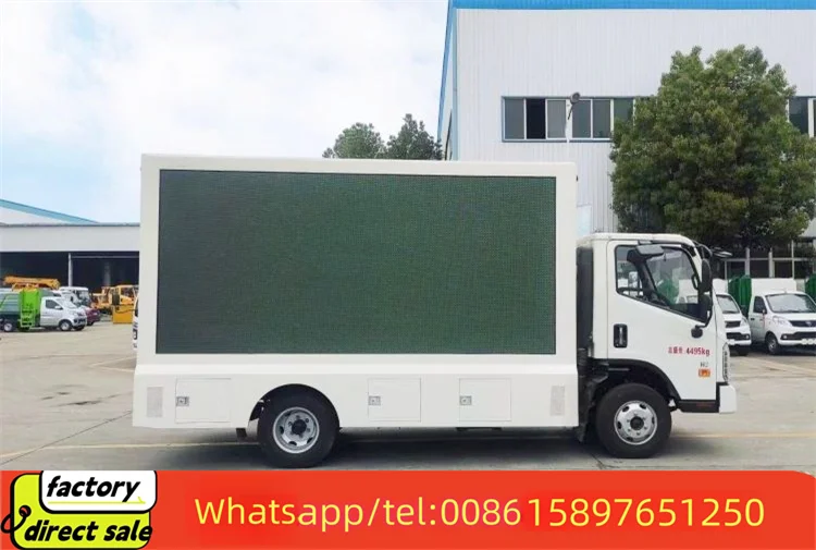Hot Selling Led Display Screen Full Color Truck Mobile Advertising Led Screen Mounted Led Billboard Truck Advertising Display