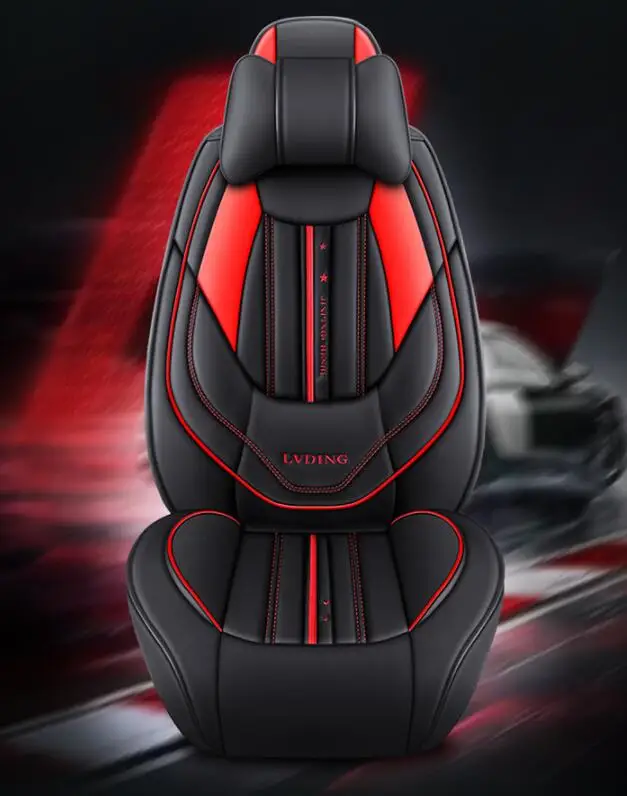 New arrivals hot sale 5D universal synthetic leather fashion car seat cover five seats