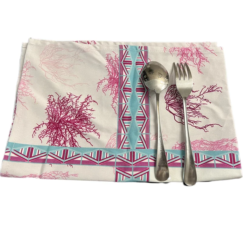 Eco-Friendly Paperless Cotton Kitchen Tea Towel linen multi-use personalized waffle weave sublimation digital printing tea towel