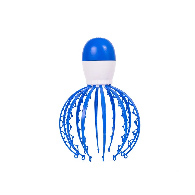 Hair Tools 12 Fingers Claw Scalp Massage Vibration Hair Stimulation Hand Free Spider Octopus Head Massager