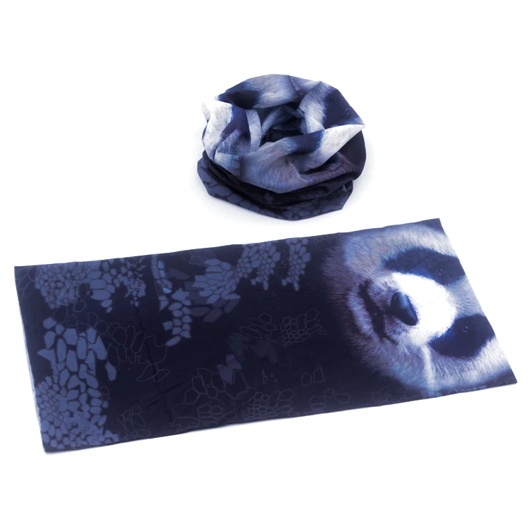 Custom Bandana with Logo Polyester Head Tube Bandana Outdoor Sun Protection Seamless Scarf