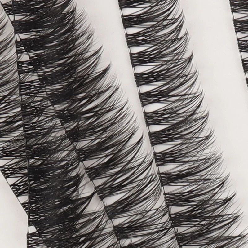 Hollyren Pre Cut Lashes Easy Wear Diy Eyelash Extensions Bond and Seal Wholesale Individual Mink Eyelash Extensions