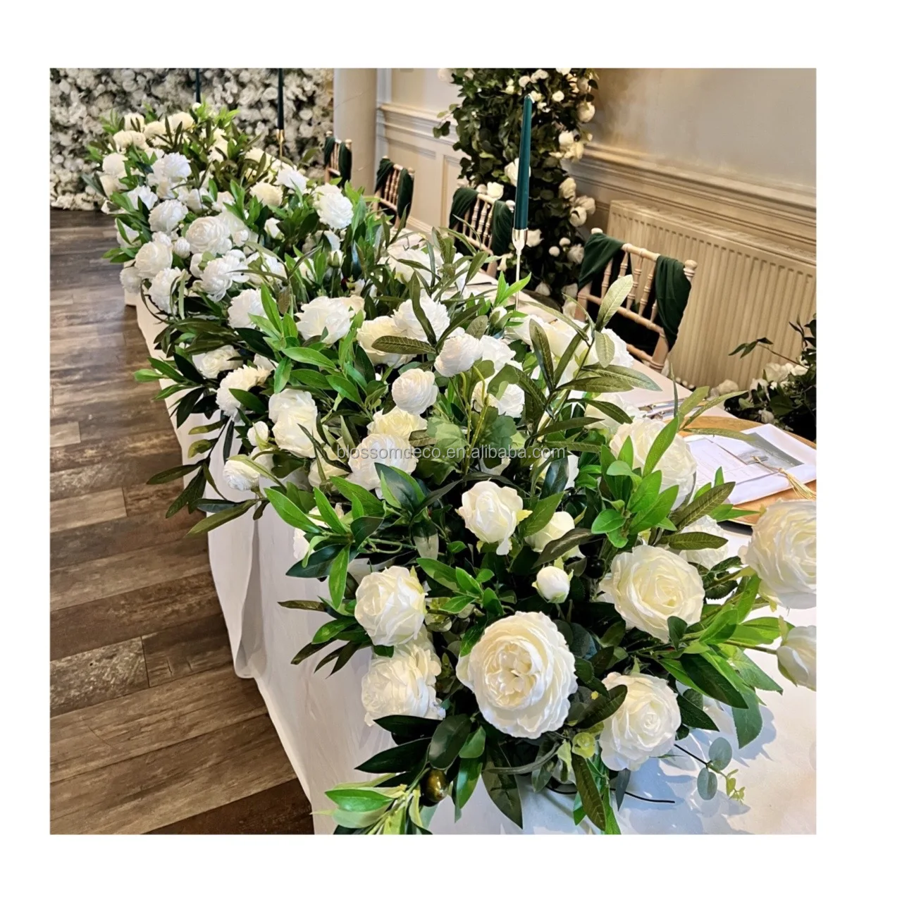 New Artificial Flower Arch Gate decorative artificial flower background stage decoration wedding arch backdrop with flowers