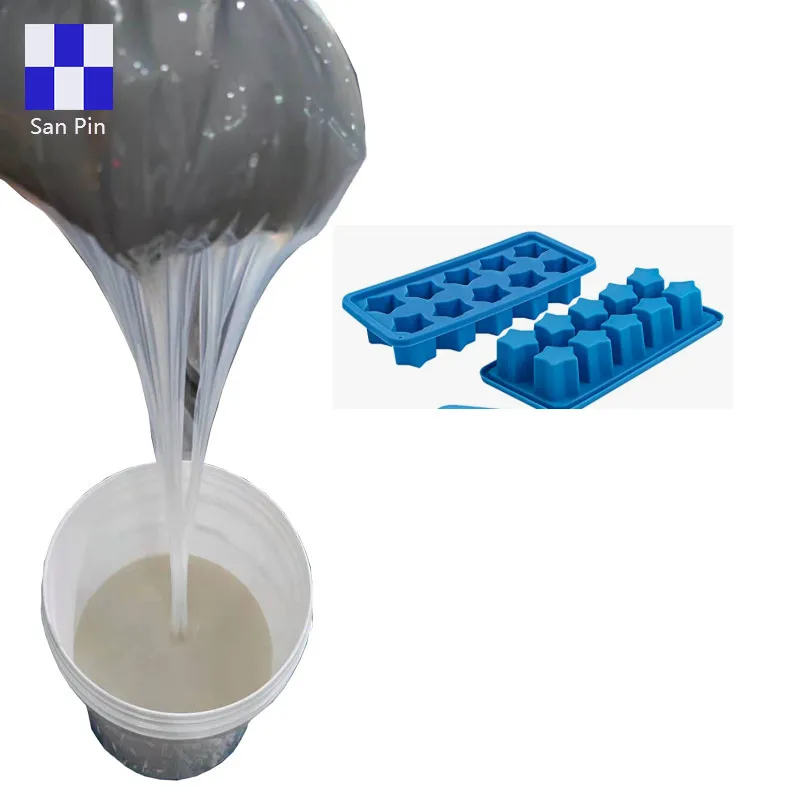 Жидкостная пищевой RTV-2 Жидкая силиконовая резина для льда украшения формы