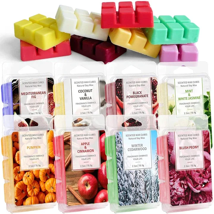 Organic Wax Soy Melts Fragrance Manufacturers wax melt cubes