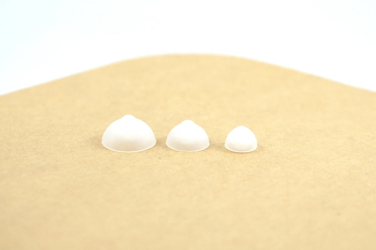 Comfortable Silicon Ear Tips Open Closed Double Layer Dome for Hearing Aids