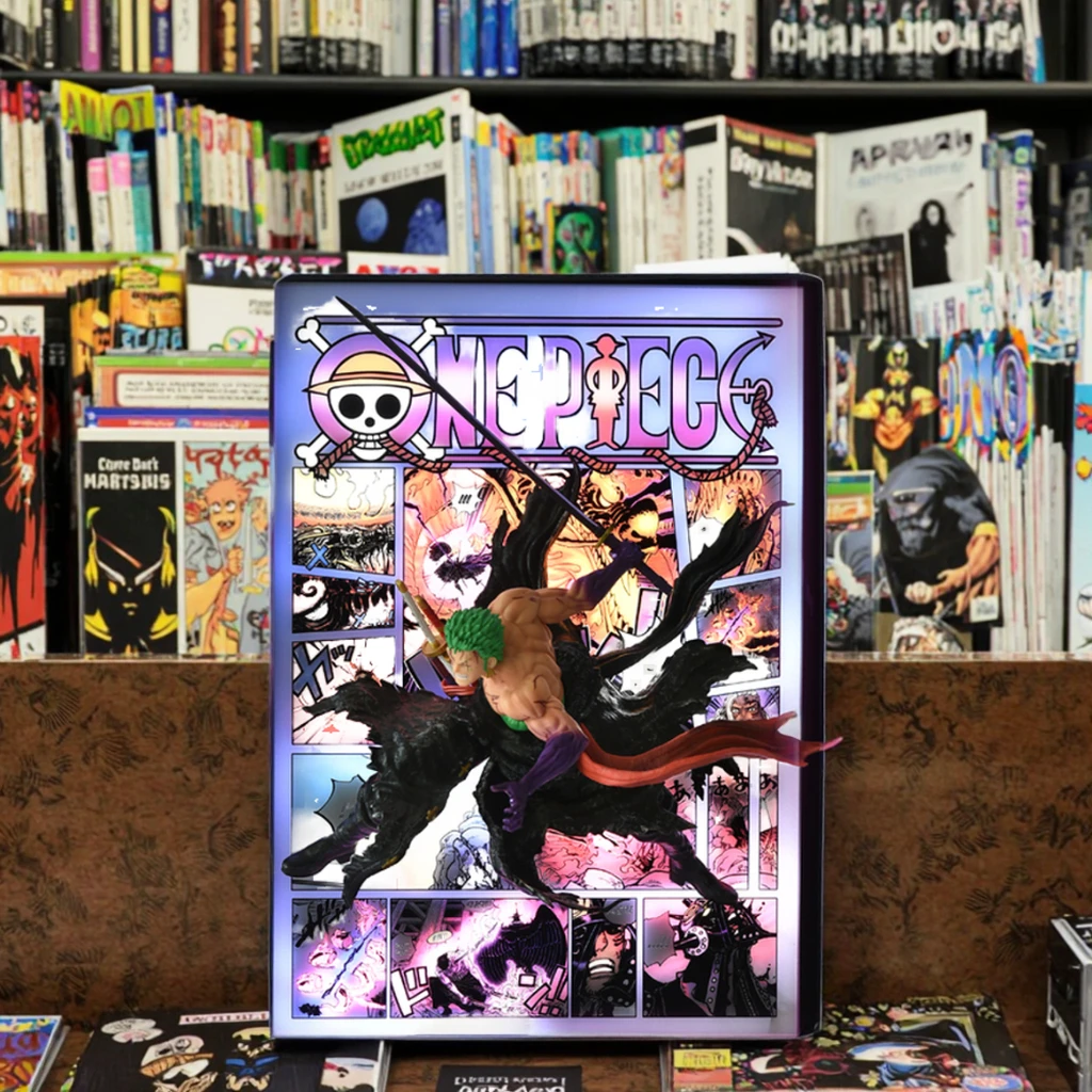 3DNight LightJapanese Anime Poster 3D Na Ruto Dragon Ball Z Action Figure Model Plastic Craft Lenticular Wall