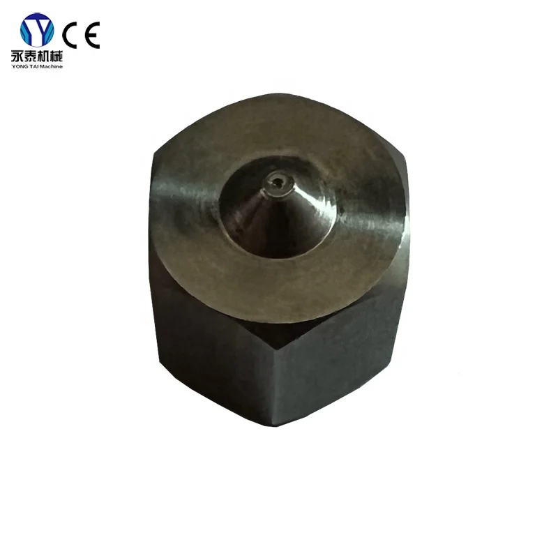 Customized Hot Melt Glue System Replacements Electronic Gun Nozzle With Holes