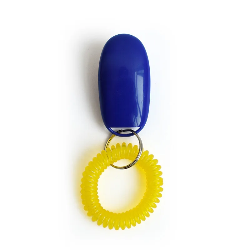 
Colorful Big Button Dog Training Clicker with Wrist Band 