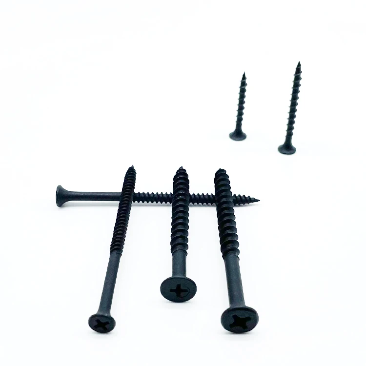 Hot Sale Black Phosphated Drywall Screw Bugle Head Tornillos Flat Phillips Gypsum Board Drywall Screws for Chair