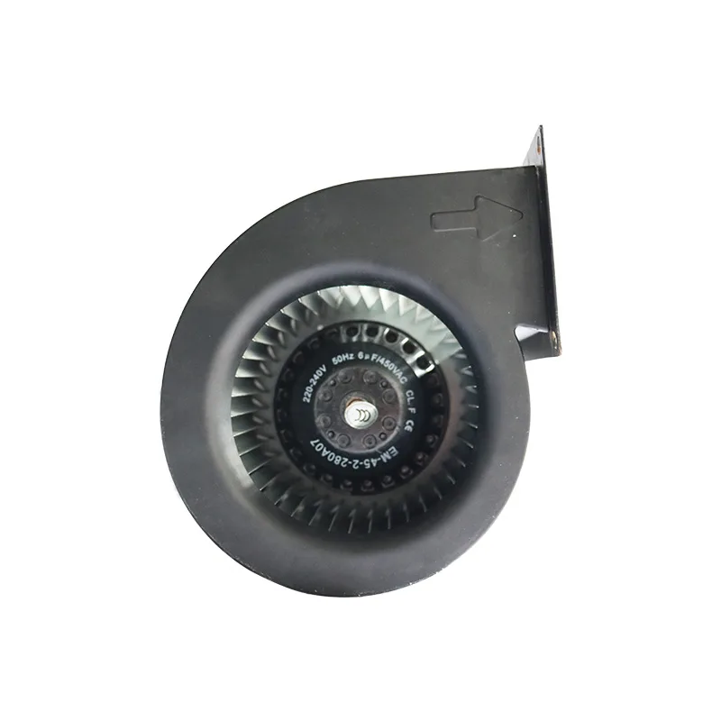 Small air conditioning AC double inlet centrifugal blower 140160 multi-wing small worm gear car low pressure centrifugal fan