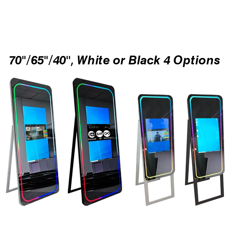 traditional popular windows 10 mirror air booth photo 65 smart round camera with warranty magic mirror photo booth frame covers