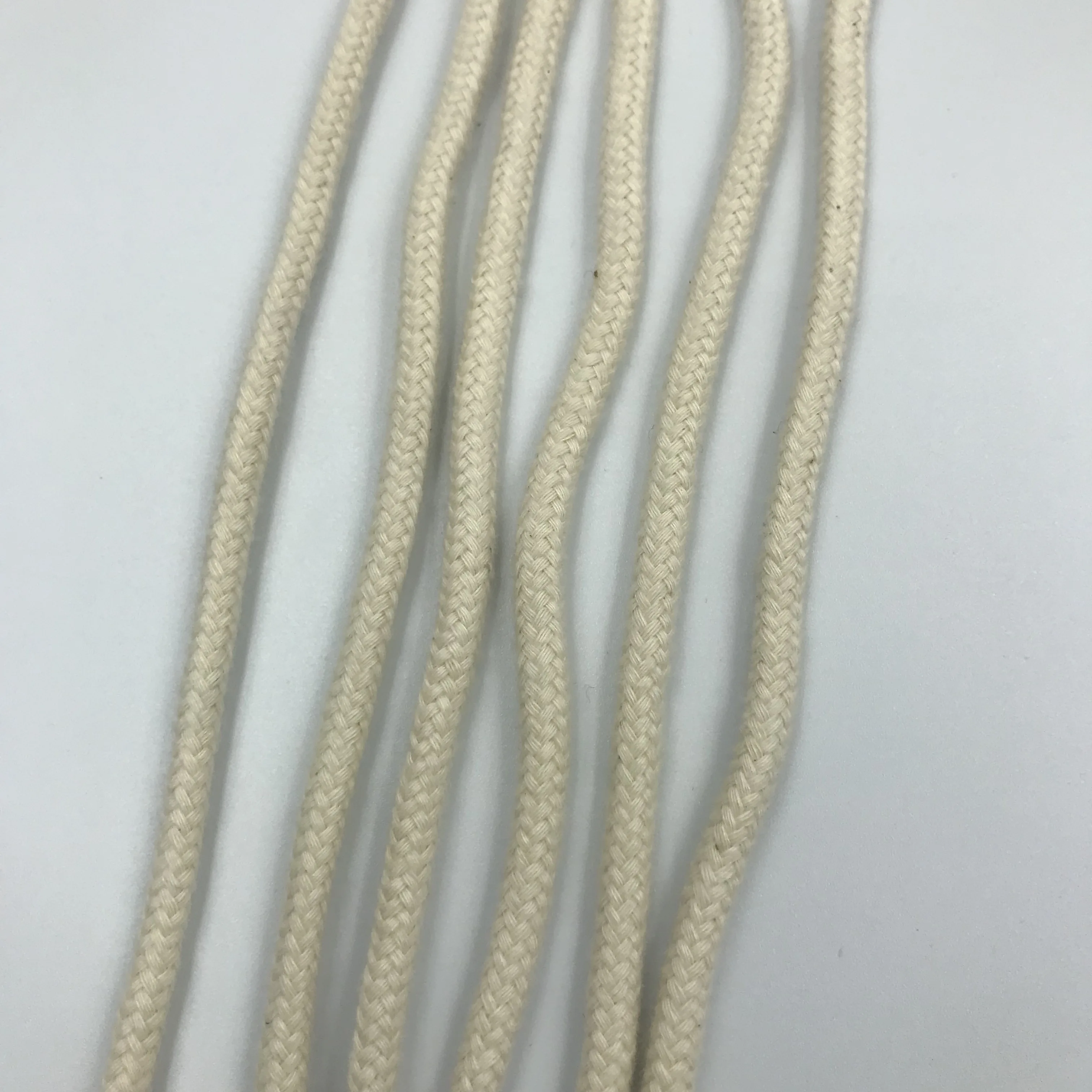 1.5 to 10mm Braided Cotton Cords Custom Color