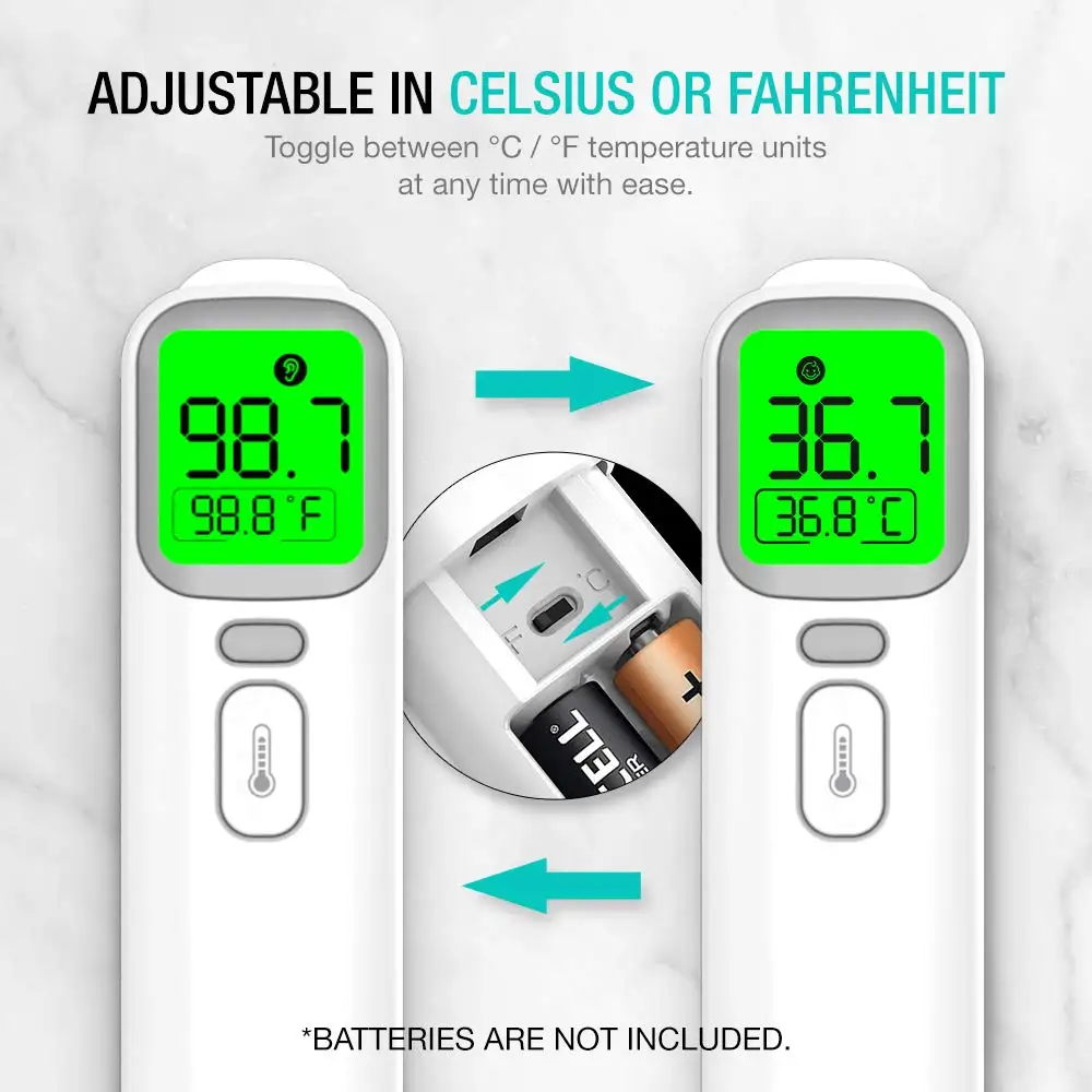 CE ISO Approved Medical Termometro Digital Infrared Forehead Ear Thermometer Digital Thermometer Digital Non Contact Thermometer