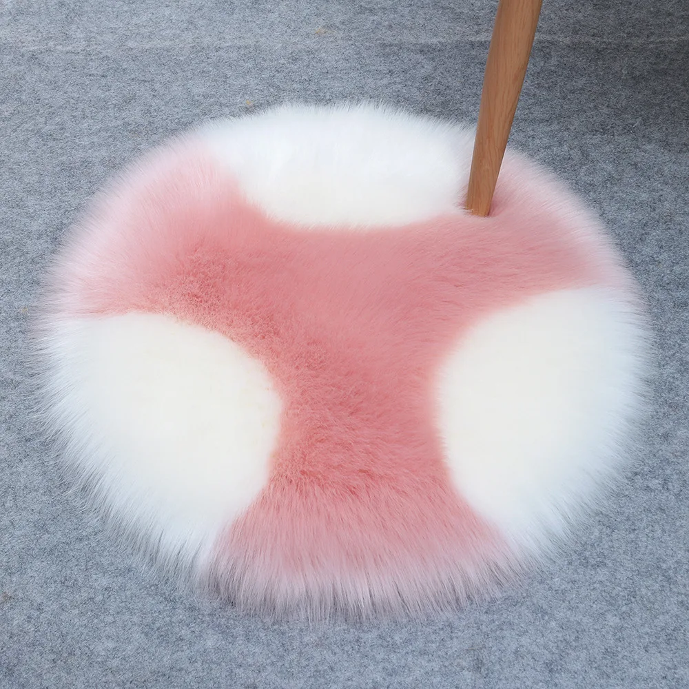 Ковер из искусственной овчины ковер шерсти в скандинавском стиле искусственного меха современный минималистичный плюшевый коврик