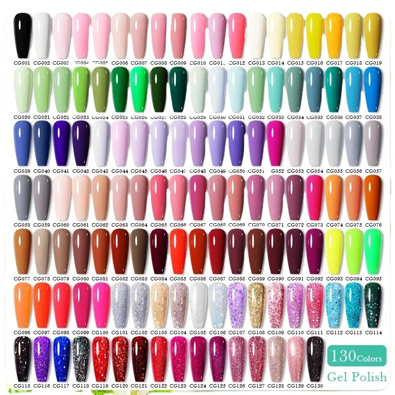 custom made reflective glitter water based nail polish UV gel set kit Varnish nails polish uv color gel nail polish