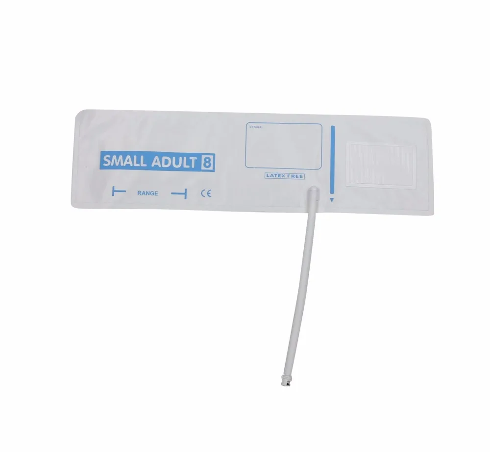 Infant or Adult Size Soft PVC non-woven Long guarantee period Reusable NIBP cuff  Blood Pressure Cuff