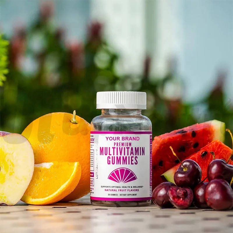 Premium 100% All Natural Multi Vitamin Gummy Adult Vitamins Supplement Gummies