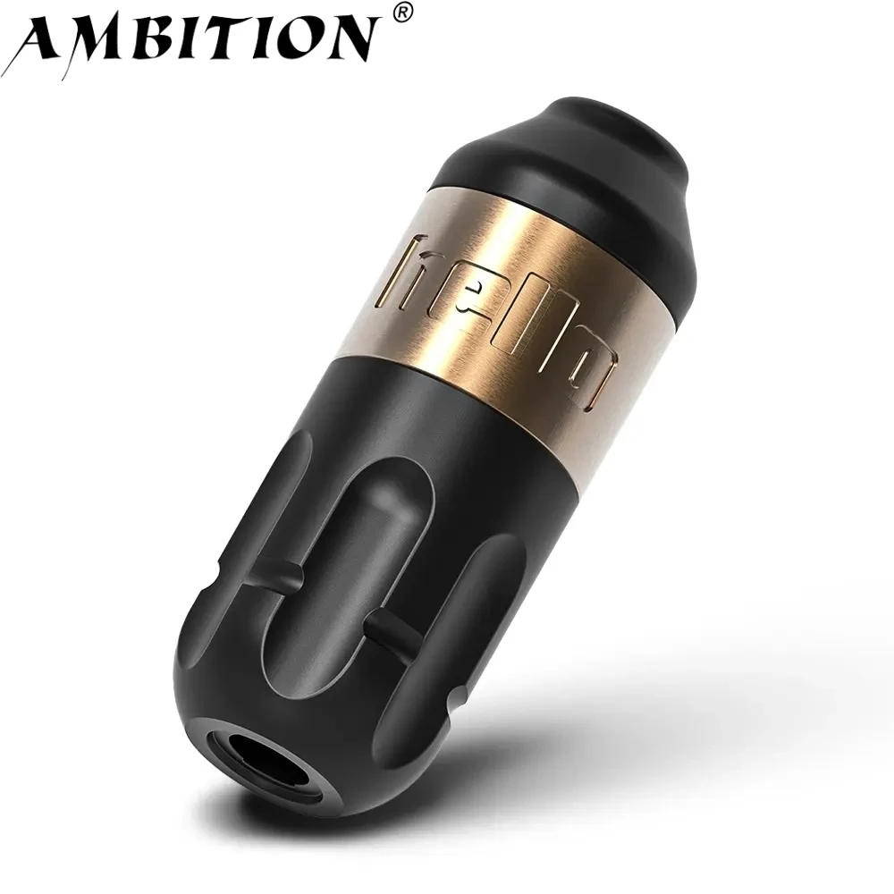 Ambition Hello Strong Coreless Motor 4.0 Stroke Short Mini Rotary Tattoo Pen Machine For Body Art