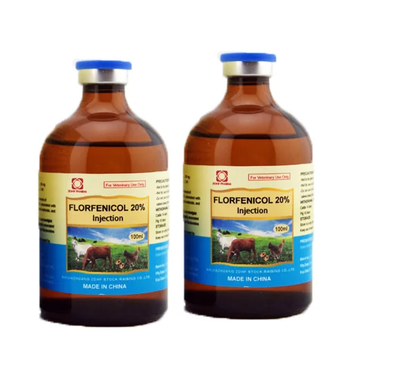 
supply antibiotic medicine Florfenicol Injection 10% for chicken Diarrhea 