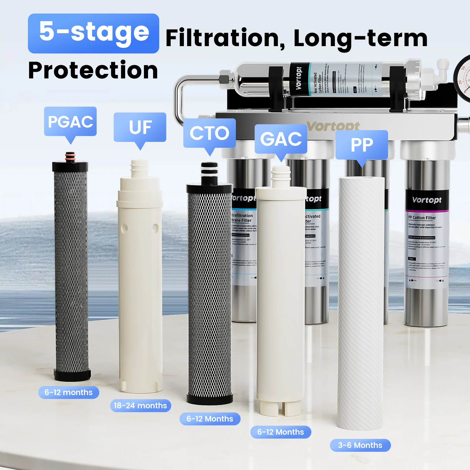water filter system house Ultra-filtration water purifier water purifying filter uf system