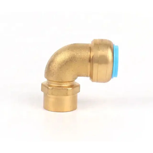 High Grade Forged Brass Air Brake Line Fittings Dot Push to Connect Tapered Pipe 10mm Size Model Number Head