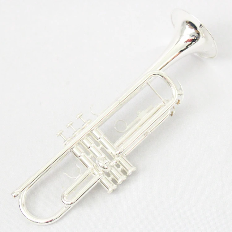 
High end trumpets in bb professional bach brass trompeta brass instruments silver trumpet 