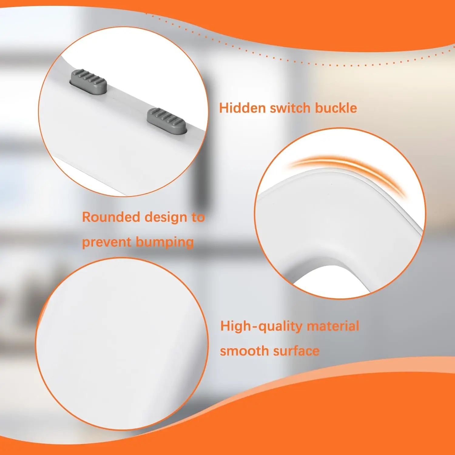 Self Adhesive Fridge Lock Latch System Baby Proof Refrigerator for Kids Multi-Usage and Easy to Install White
