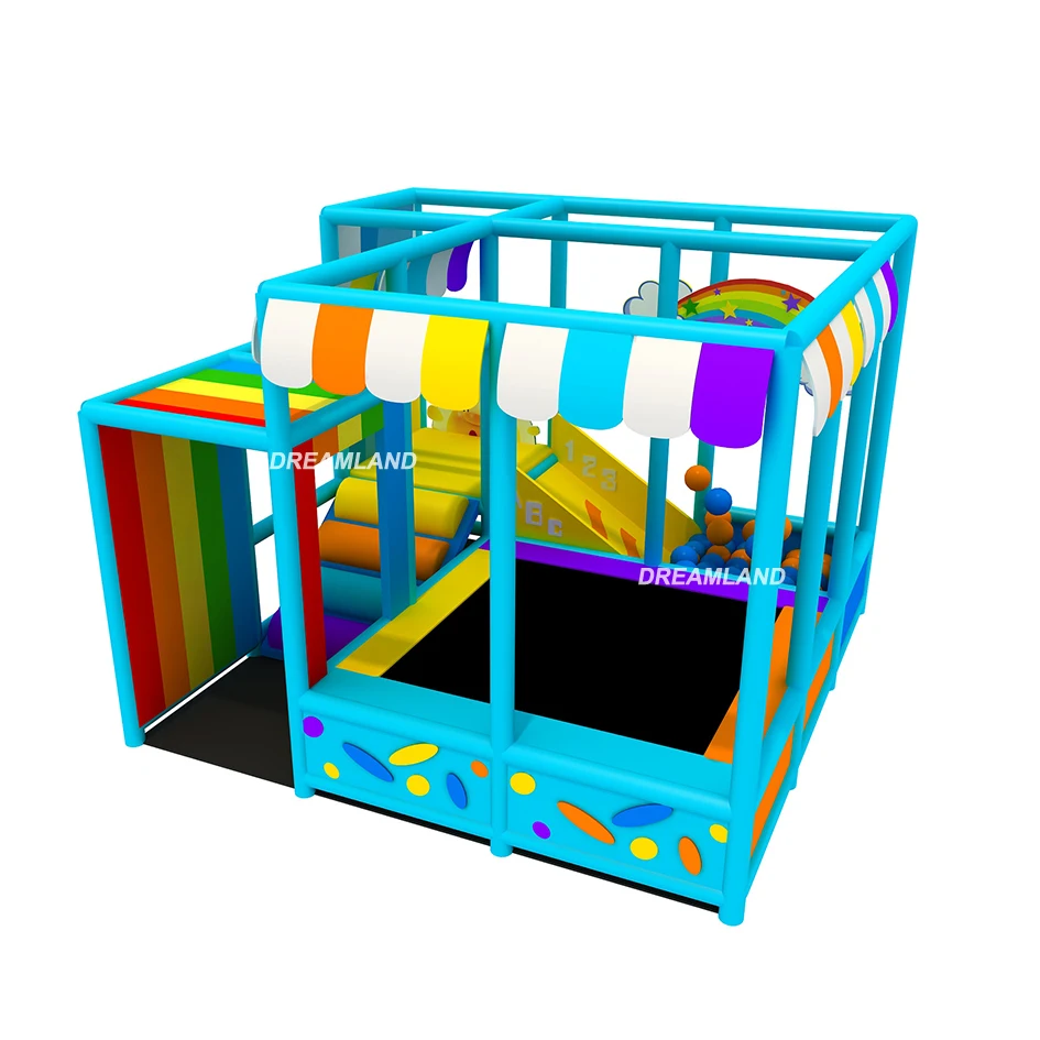 China Factory Kids Pink Soft Mini Indoor Playground for Mcdonalds Kids Play Area