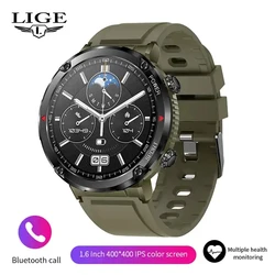 2023 New LIGE Smart Watch 1.6 Inch Full Touch Sport Bracelet Smartwatch Men Bluetooth Call Smart Clock Smartwatch Android / IOS