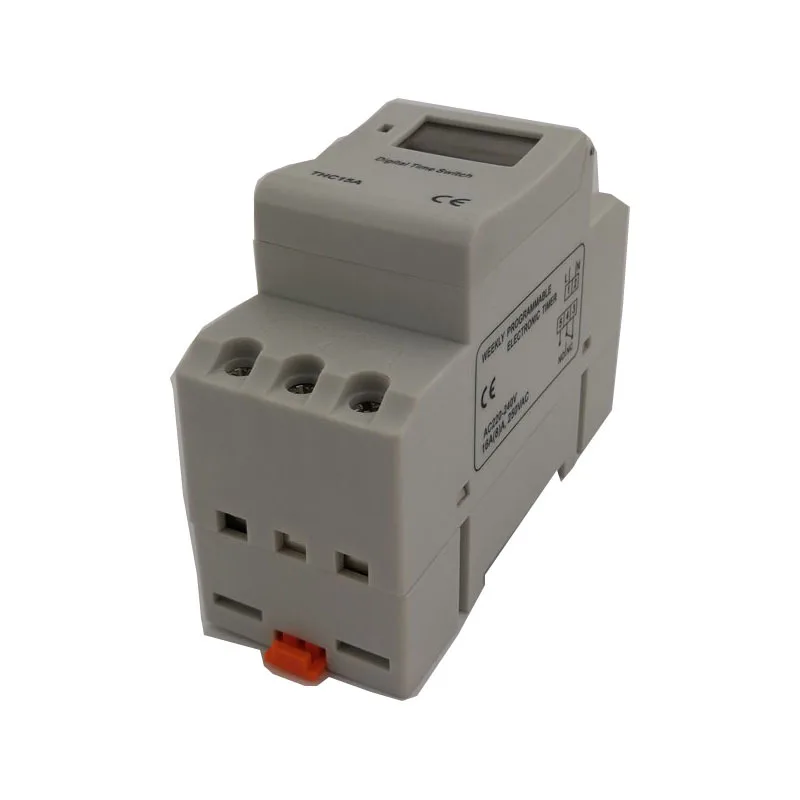 Manufacturer wholesale LCD industrial timer THC15A industrial time control switch TP8A16 ringing device new