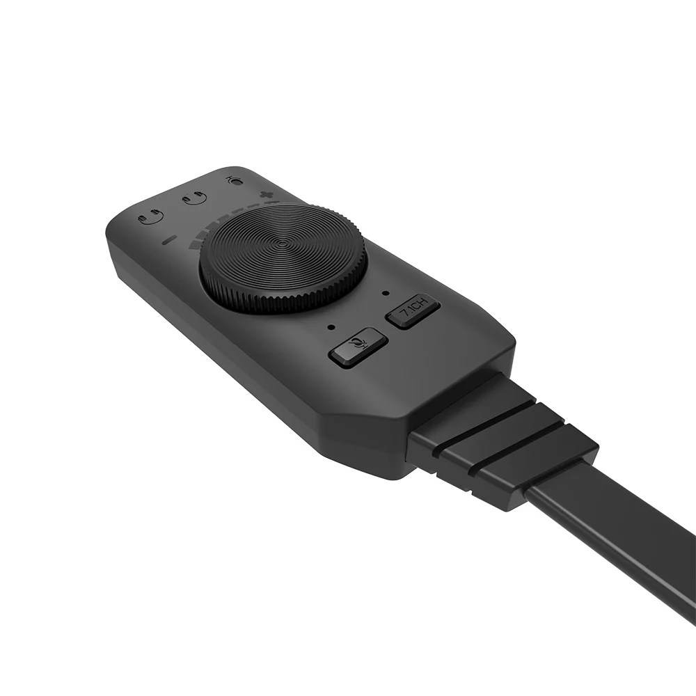  Виртуальная звуковая карта 7.1CH USB внешняя 3 5 мм наушники аудио интерфейс для компьютерной звуковой