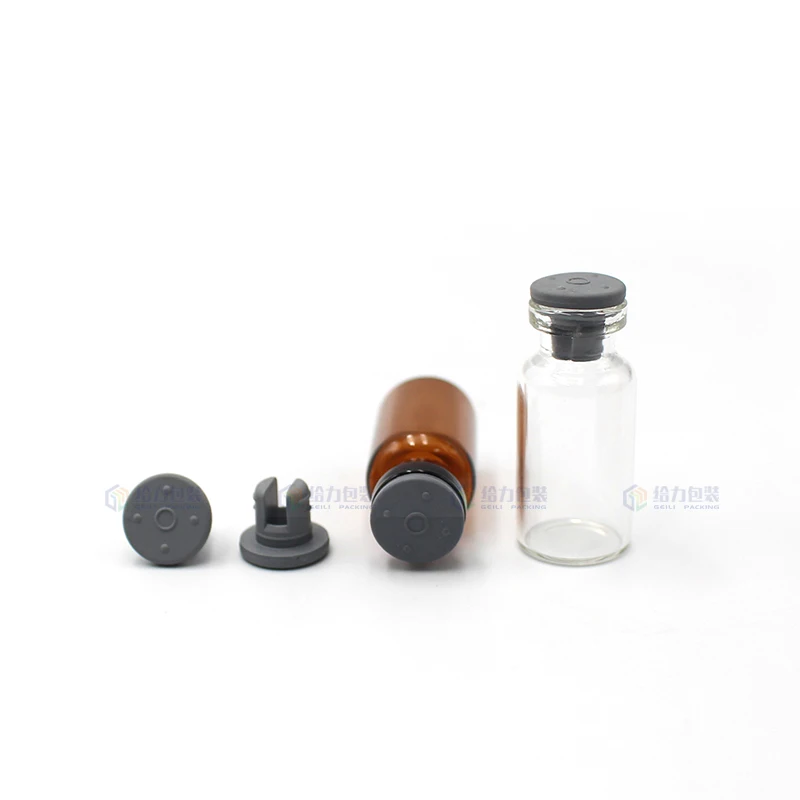 13mm Pharmaceutical Medical Bottle Bung Rubber Plug Sterile Syringe Stopper Butyl  Rubber Stopper