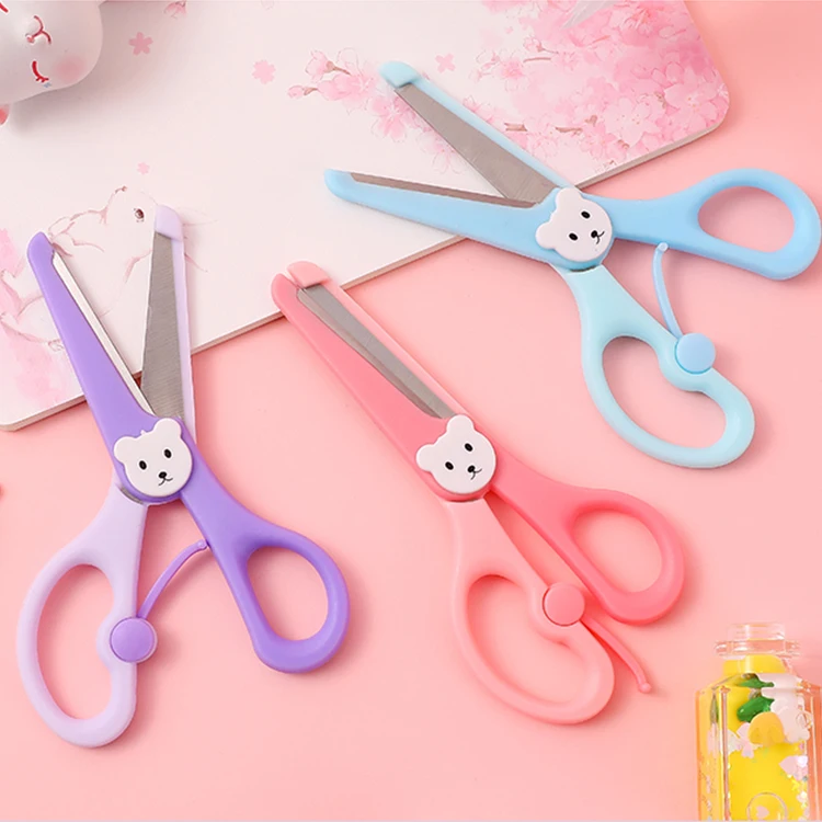 Зубные ножницы для предотвращения порезов, детские ножницы для детей, Обучающие Детские Ножницы