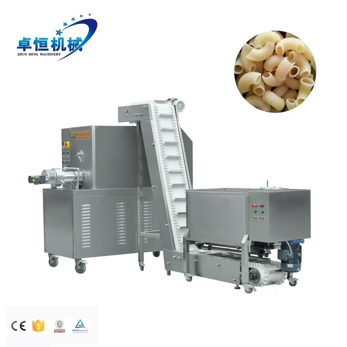 Automatic Industrial Italian pasta macaroni making and packing  extruder production machine line