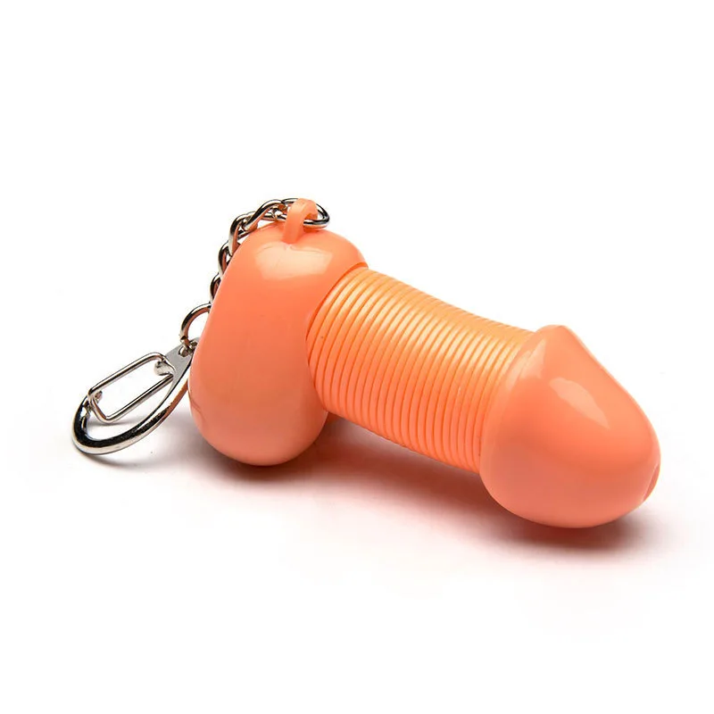 2024 New Arrival Funny Design Plastic Penis Shape Toy Gift Dildo Individual Keychains For Lovers Women Men Gifts