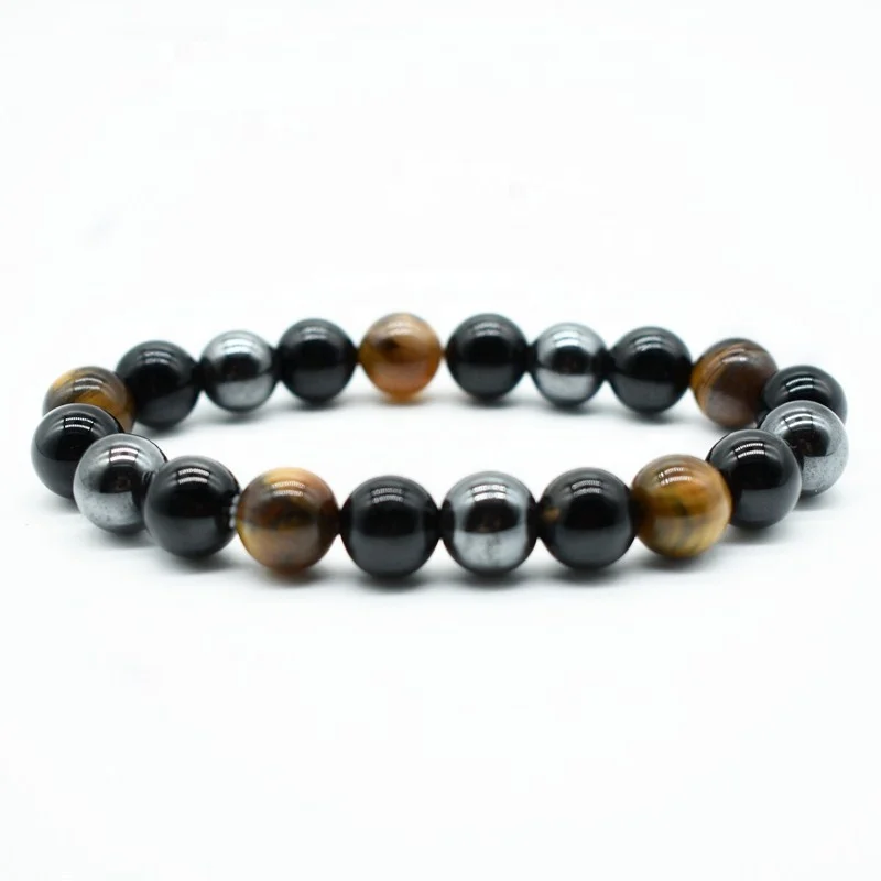 Yellow Tiger eye 8mm 10mm natural stone gemstone balance power keep energy focus on bracelet