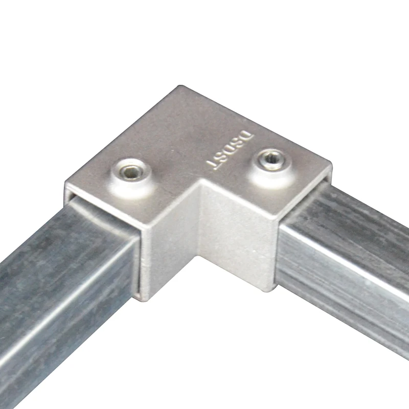 Aluminium alloy square tube connectors Coupling Pipe Fittings for 25*25mm square tube