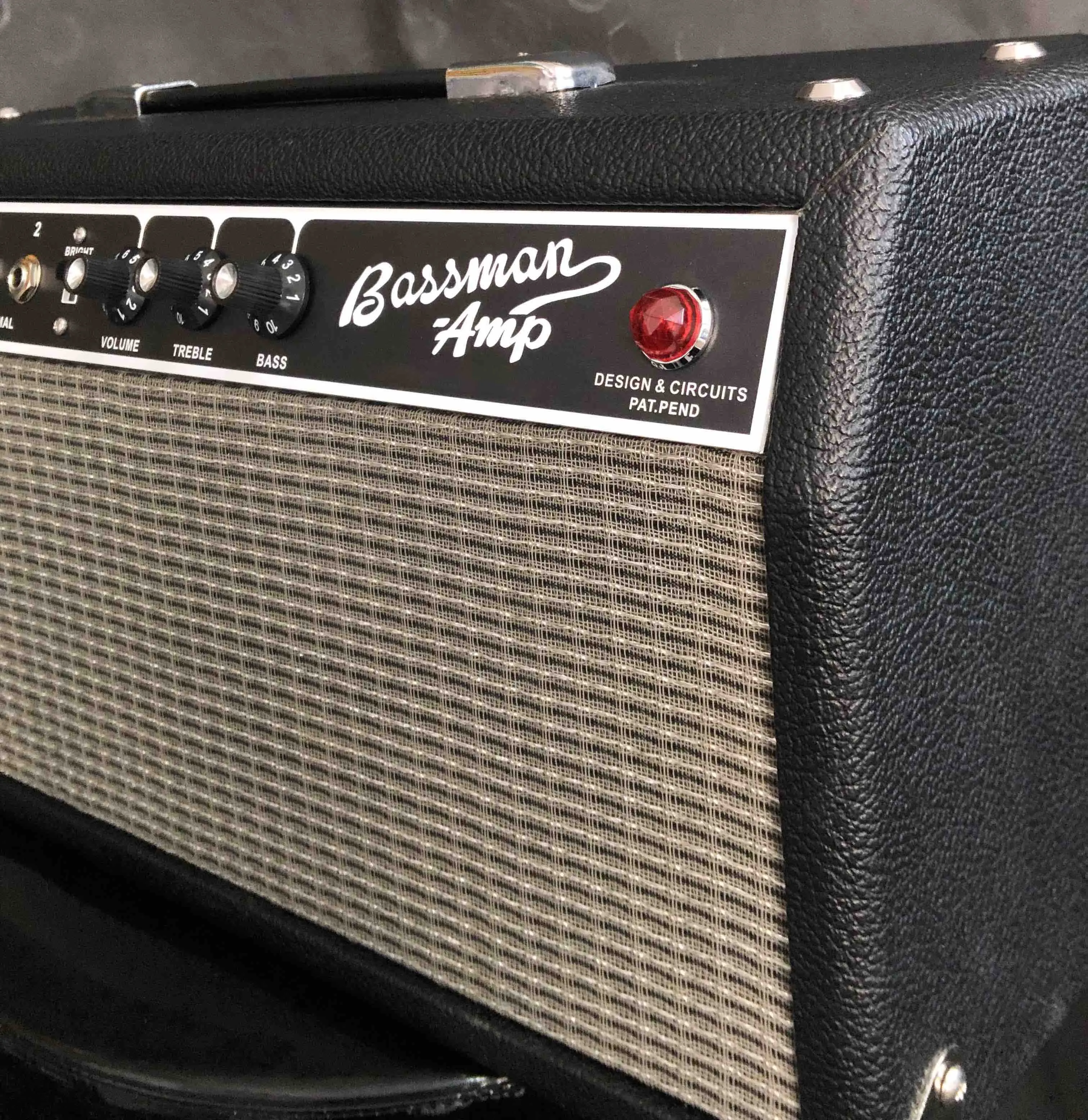 Custom Bassman Style Handmade Boutique Valve Guitar Amplifier Classic Blackface with AA864 Circuit Version