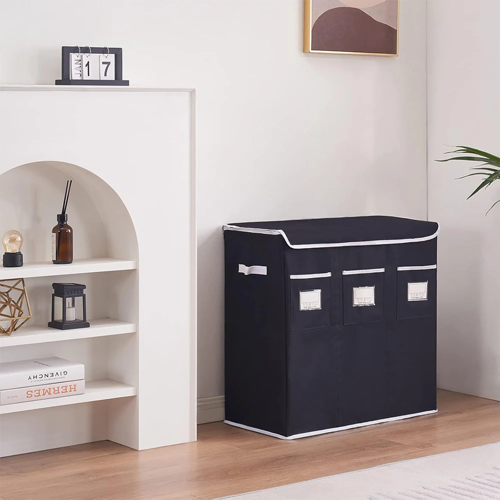 Extra Large Capacity and Durable Design Ideal for Organizing Clothes Stylish Laundry Basket with Lid