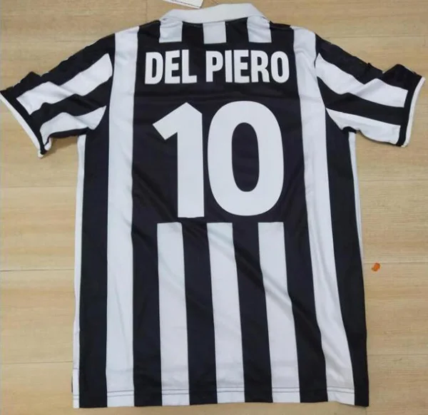 1999 Retro soccer jersey DEL PIERO ZIDANE INZAGHI football shirt