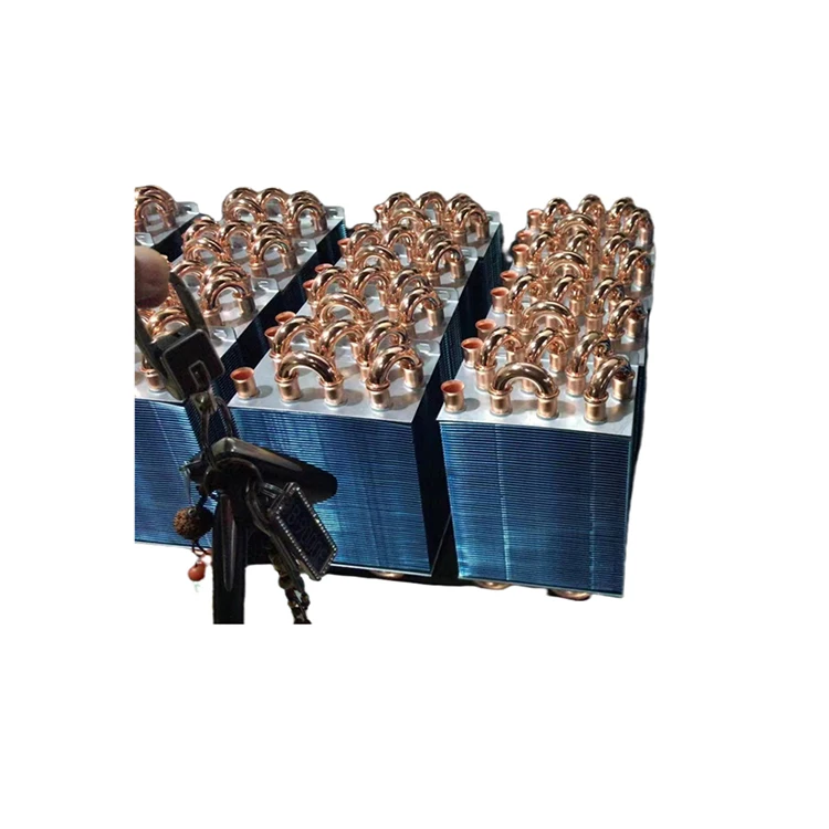 Copper Tube Aluminum Fin Condenser Coil Refrigeration 1.5P 2P 3P