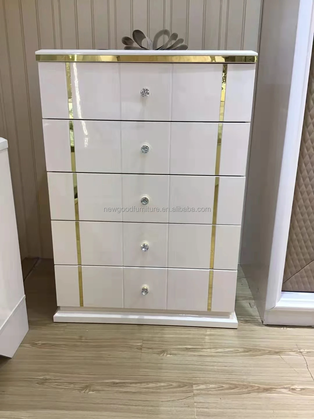 Foshan luxury bedroom furniture hot sell headboard america bed with king size white fabric bed