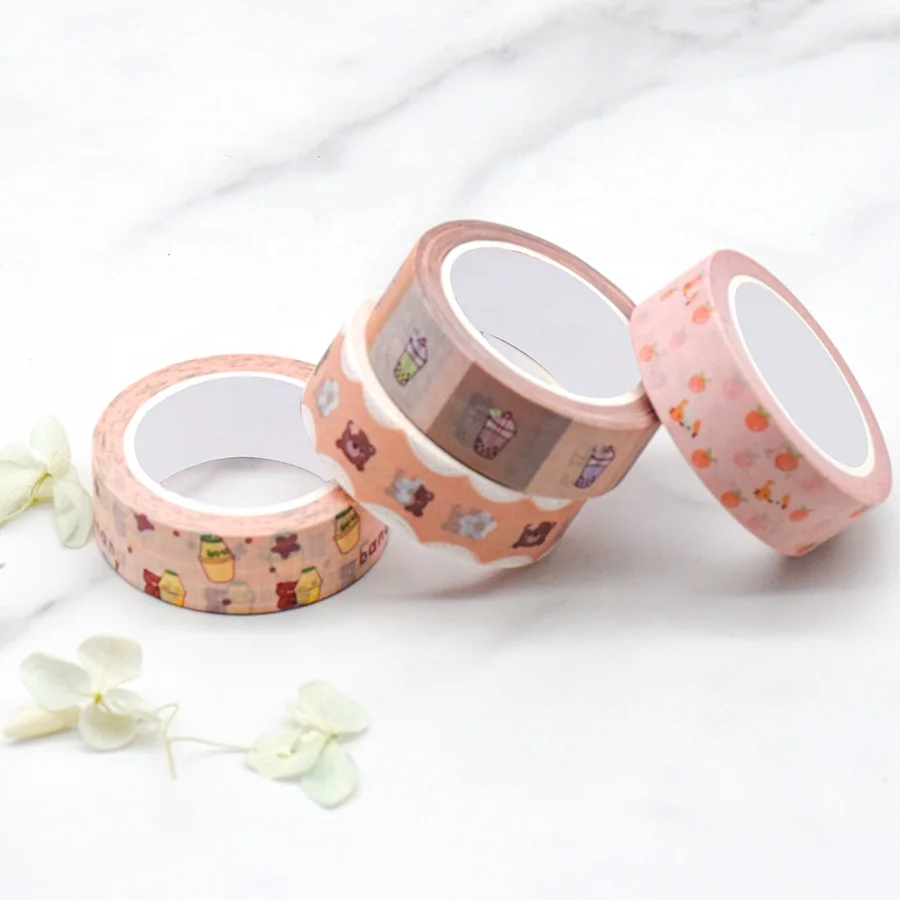 Wrapping School Stationery Office Party Masking Writing Printed Tropical Breeze Washi Tape