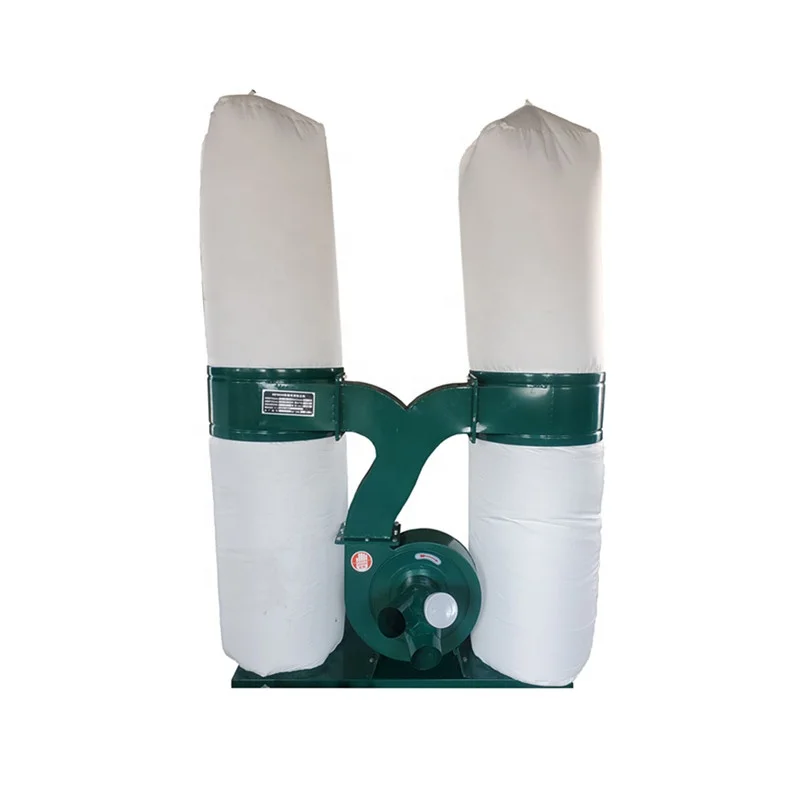
Low Price Electric Double Bag Wood Dust Collector For Woodworking Machine 